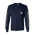 thumbnail image 1 of Harley-Davidson Men's Legend Tag Pocket Long Sleeve Tee Shirt - Navy Blue (4XL), Harley Davidson, 1 of 2