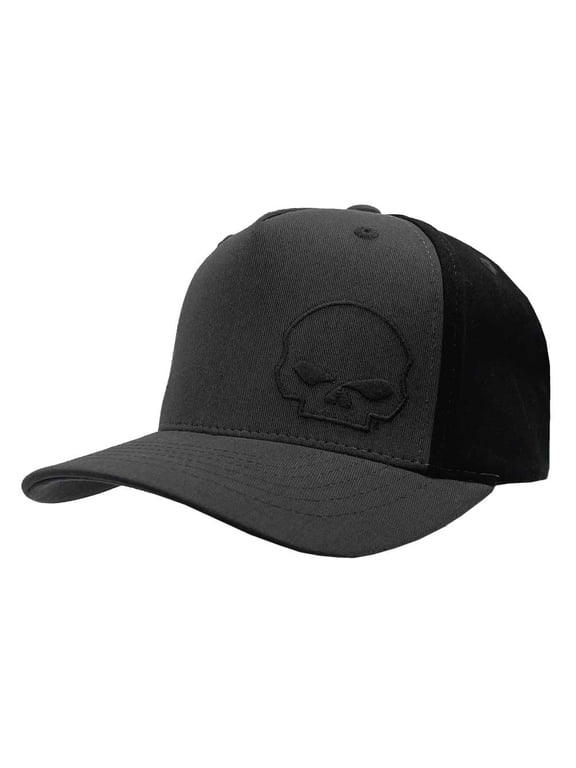 Men's MO Willie G Skull Colorblocked Baseball Hat (L/XL)