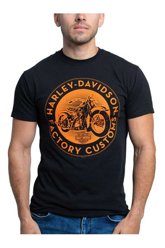 Men's Magnitude Short Sleeve Cotton Crew-Neck T-Shirt (S), Harley Davidson