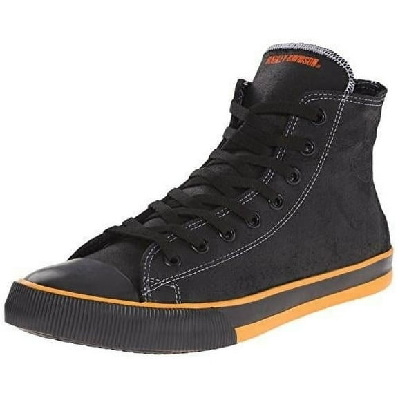 Harley-Davidson Men's Nathan Vulcanized Sneaker  BLACK