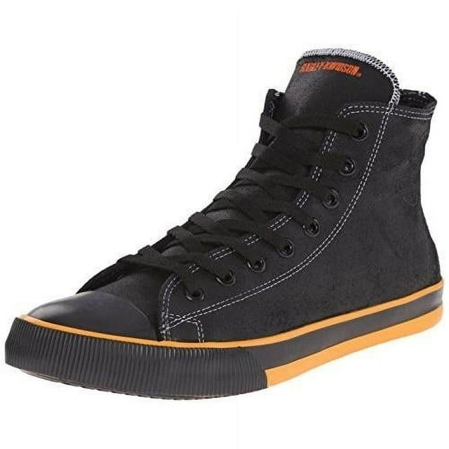 Harley-Davidson Men's Nathan Vulcanized Sneaker  BLACK