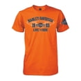thumbnail image 1 of Harley-Davidson Men's Noble Soul Short Sleeve Crew T-Shirt, Safety Orange (3XL), Harley Davidson, 1 of 2
