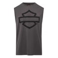 thumbnail image 1 of Harley-Davidson Men's Open Bar & Shield Sleeveless Muscle Shirt, Charcoal (XL), Harley Davidson, 1 of 2
