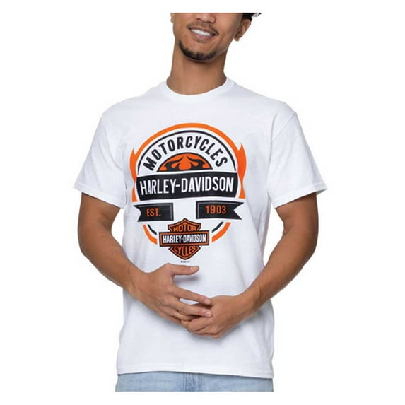 Harley-Davidson Men's Optimal Bar & Shield Short Sleeve Crew-Neck T-Shirt (4XL), Harley Davidson