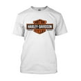 thumbnail image 1 of Harley-Davidson Men's Orange Elongated Bar & Shield White T-Shirt 30291967 (2XL), Harley Davidson, 1 of 2