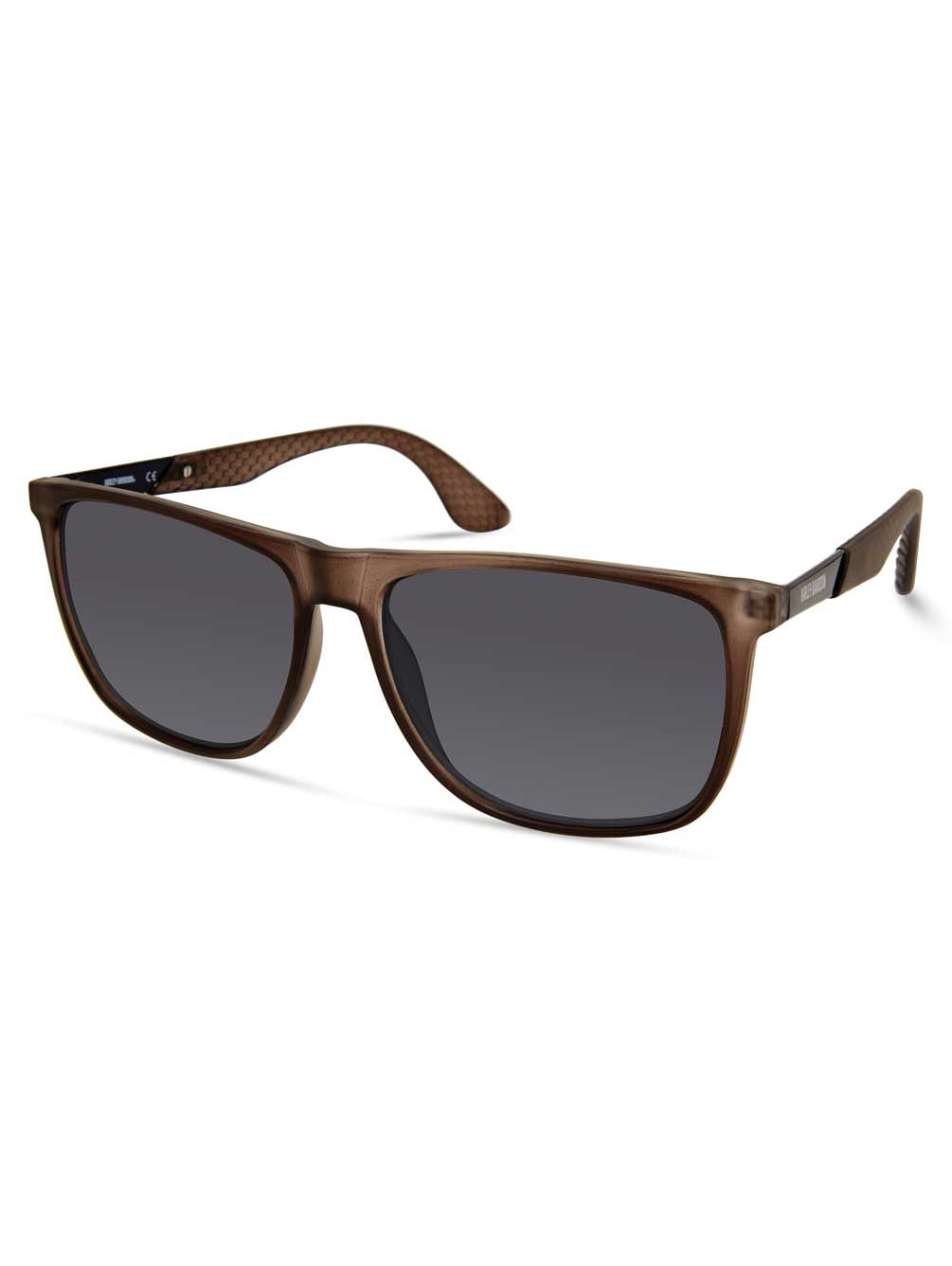 Harley-Davidson Men's Oversized Sporty Sunglasses, Gray Frame/Smoke Lenses, Harley Davidson