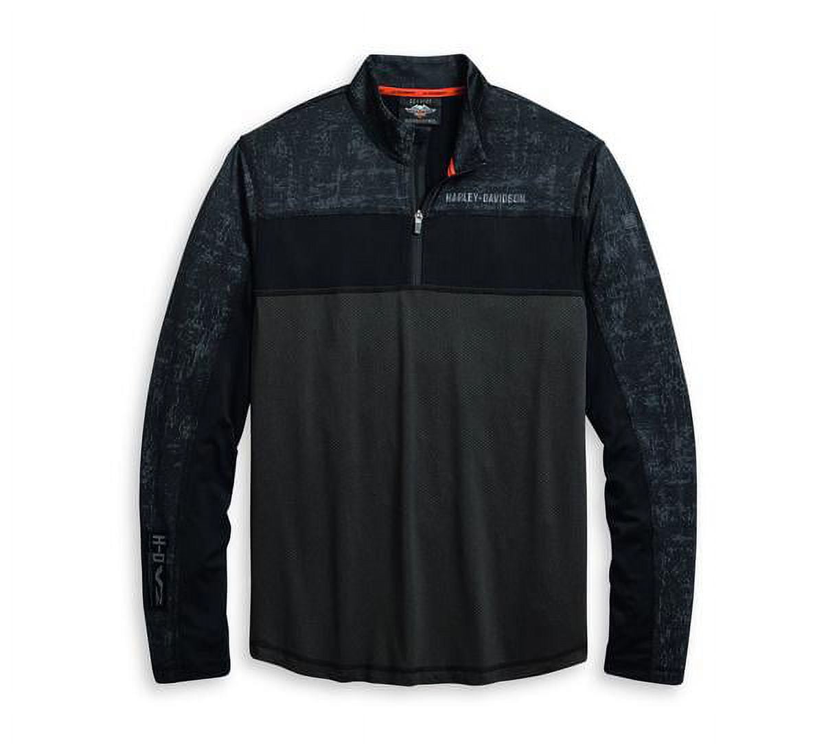 HarleyDavidson Men's Performance 1/4Zip Jacket 9604120VM Size