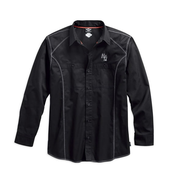 Harley-Davidson Men's Performance Coldblack Tech Long Sleeve Shirt 99017-17VM