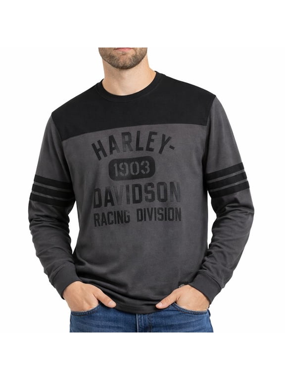 Men's Racing Jersey Long Sleeve Shirt - Black, 96544-23VM