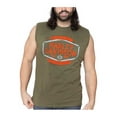 thumbnail image 1 of Harley-Davidson Men's Ragged Sleeveless Cotton Muscle Shirt, Military Green (M), Harley Davidson, 1 of 2