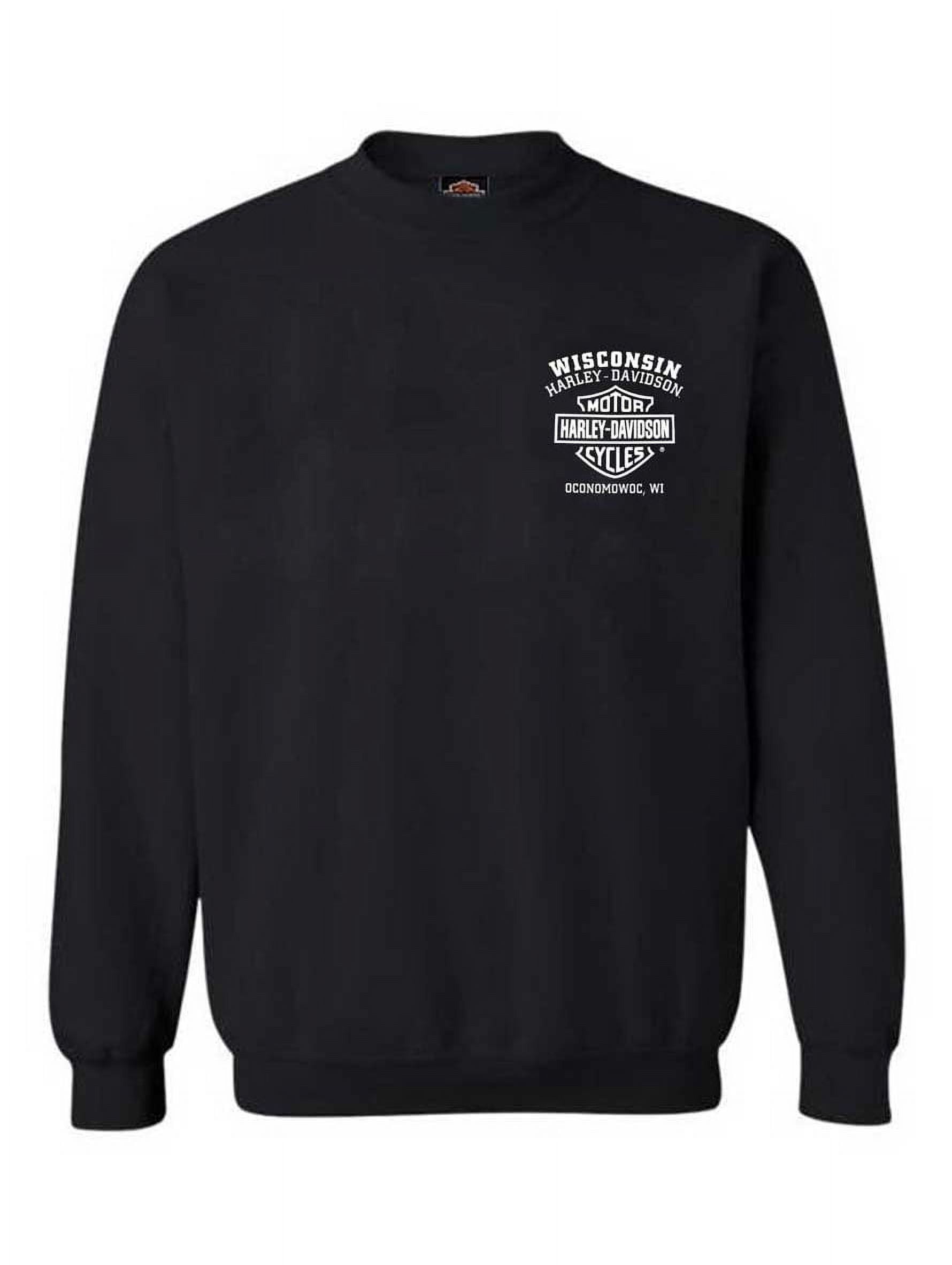 Maglietta Uomo Harley-Davidson Ragged Willie G Skull, Maniche Corte, Nero, Taglia L