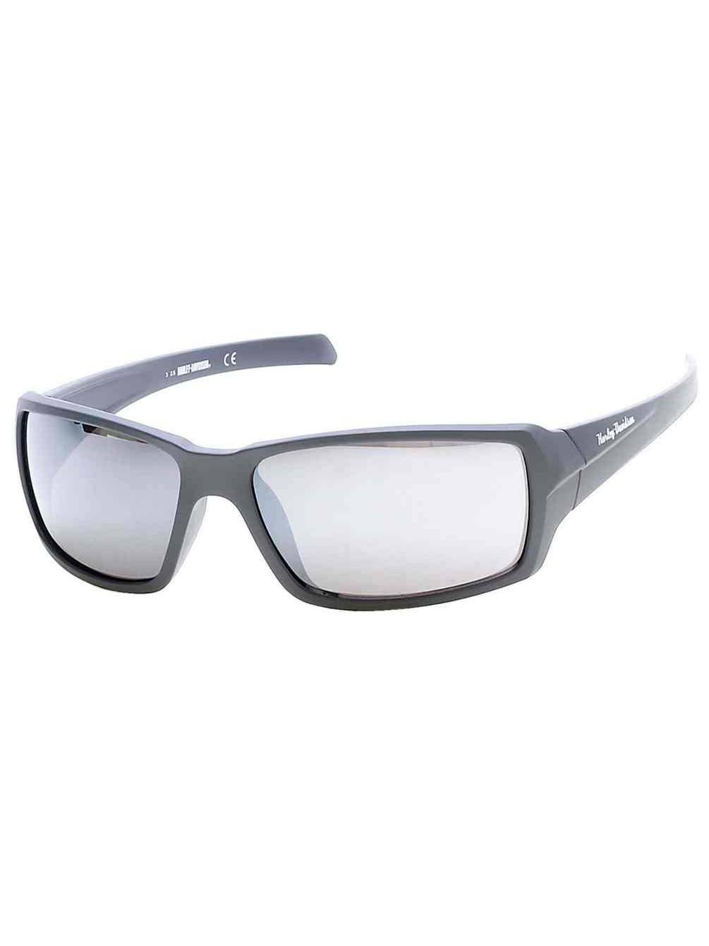 Harley-Davidson Men's Rectangle H-D Sunglasses, Gray Frame & Smoke Gray Lens, Harley Davidson - image 1 of 8