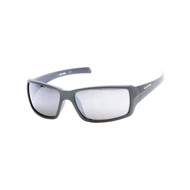 Harley-Davidson Men's Rectangle H-D Sunglasses, Gray Frame & Smoke Gray Lens, Harley Davidson