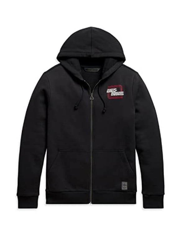 Men's Retro Outline Hoodie - Slim Fit, 99097-20VH - Large