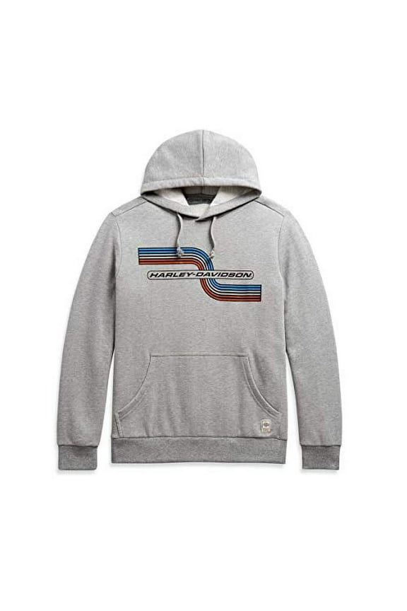 Men's Retro Tank Graphic Slim Fit Pullover Hoodie - 98635-20VM - 2X-Large