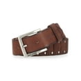 thumbnail image 1 of Harley-Davidson Men's Ribbed & Studded Detail Genuine Leather Belt (46), Harley Davidson, 1 of 3