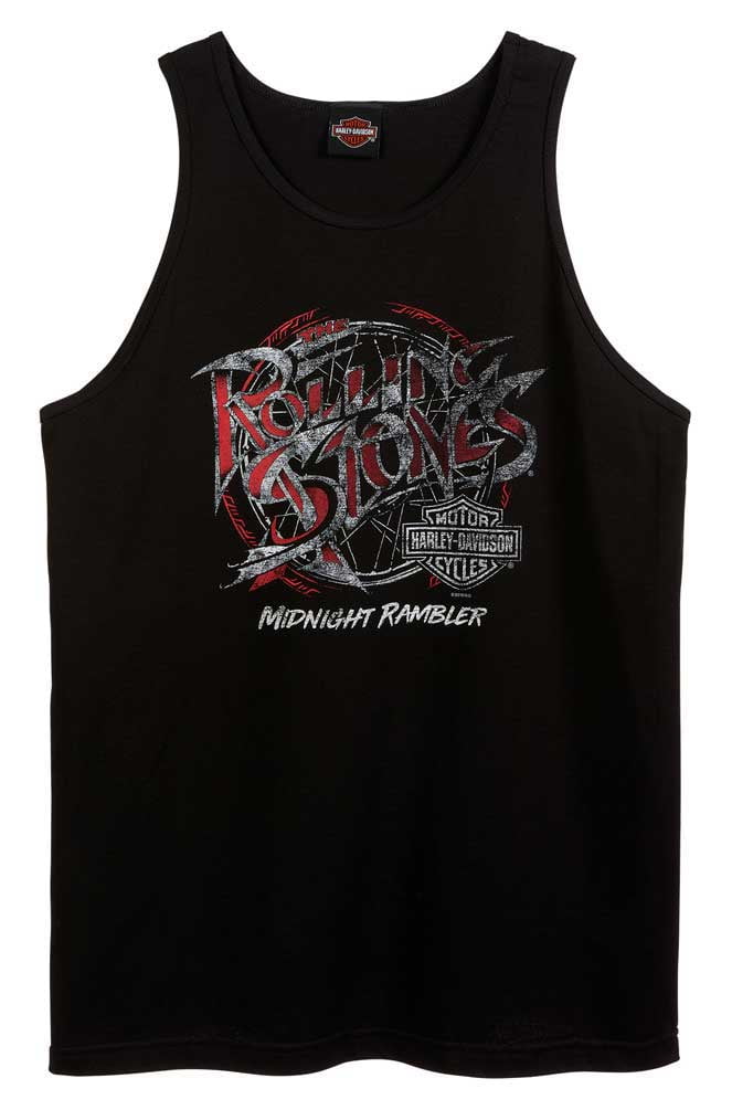 Harley-Davidson Men's Rolling Stones Midnight Rambler Sleeveless Tank ...