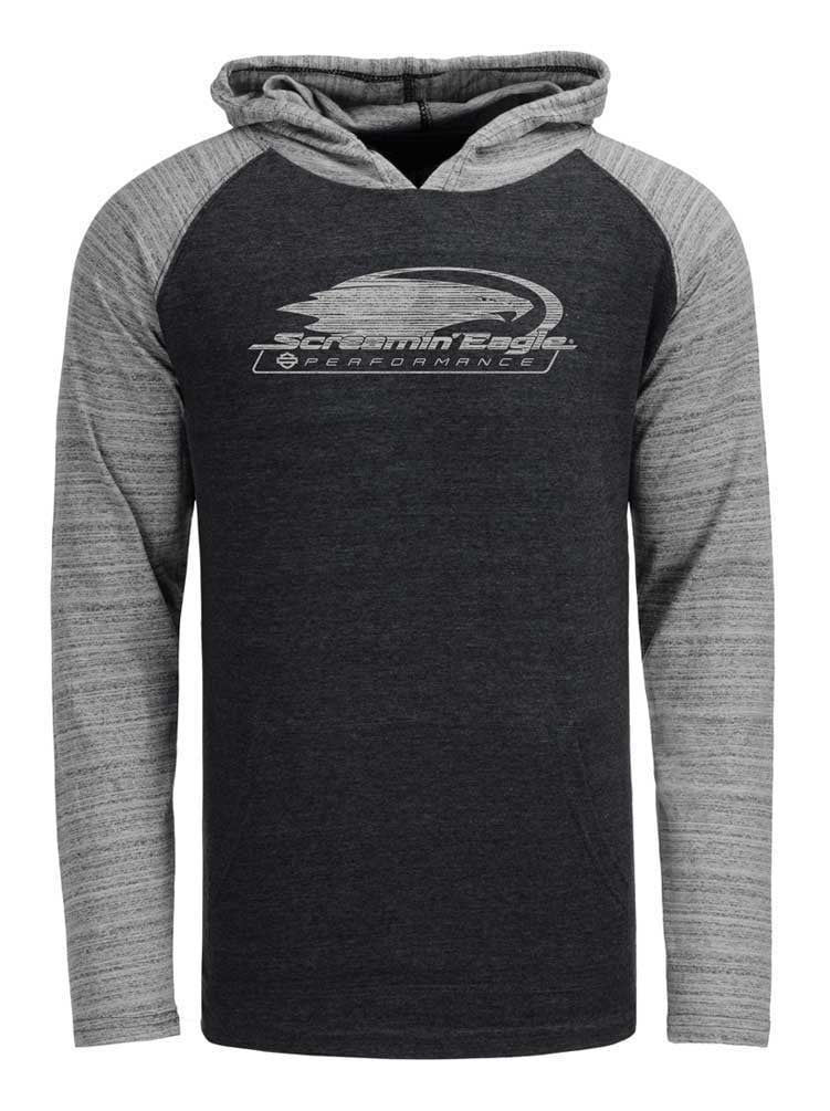 Harley Davidson Mens Screamin Eagle Banded Logo Pullover Hoodie HARLMS4002 XL Harley Davidson Walmart
