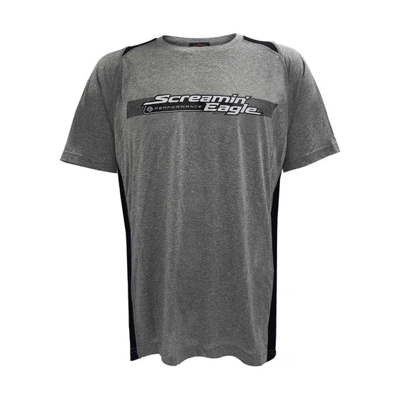 Harley-Davidson Men's Screamin' Eagle Lines Colorblocked Polyester Tee (3XL), Harley Davidson