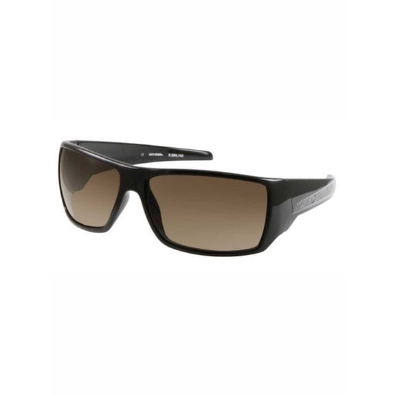 Harley-Davidson Men's Square Sport Wrap Sunglasses, Brown Frames & Lenses, Harley Davidson