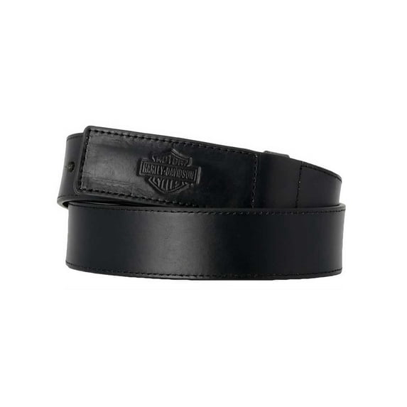 Harley-Davidson Men's Tool Master Bar & Shield Genuine Leather Belt - Black (42), Harley Davidson