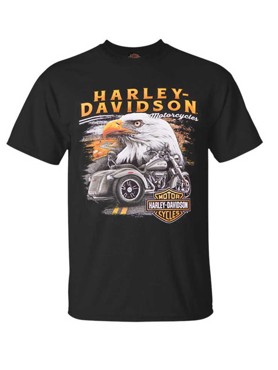 Harley-Davidson Men's Trike Eagle Crew-Neck Short Sleeve T-Shirt ...