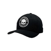 Harley-Davidson Mens Hat Willie G Skull Free Soul Snapback Baseball Cap, Black, Harley Davidson