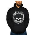 thumbnail image 1 of Harley-Davidson Men's Willie G Skull Logo Pullover Fleece Hoodie - Black (M), Harley Davidson, 1 of 2