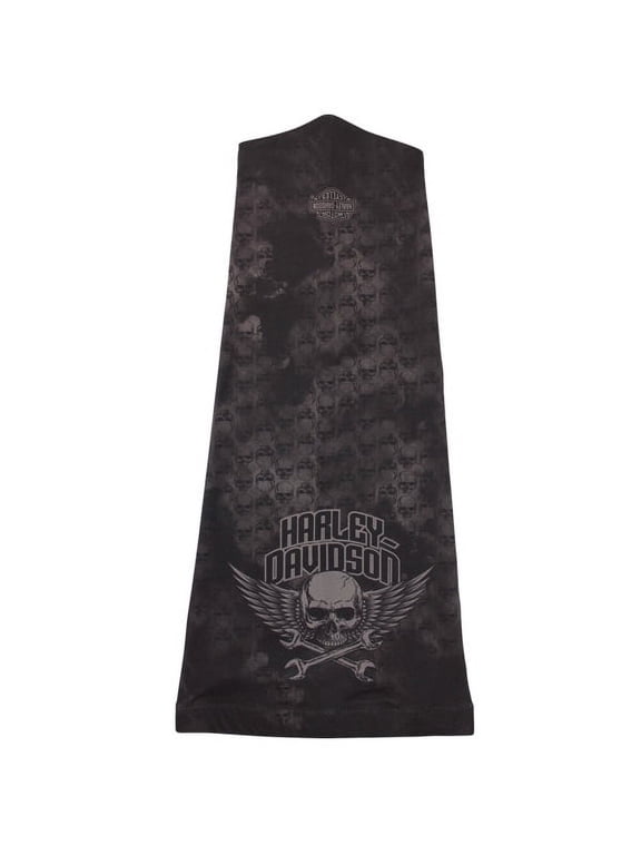 Men's Wrenched Winged Skull Speed Sock, Black & Gray SP23230