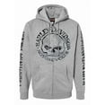 thumbnail image 1 of Harley-Davidson Men's Zippered Sweatshirt Jacket H-D Skull Hoodie 30296653 (2XL), Harley Davidson, 1 of 2