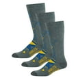 thumbnail image 1 of Harley-Davidson Mens Geo Pattern Performance Breathable Riding Socks, 3 Pairs, Harley Davidson, 1 of 1
