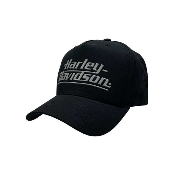Harley-Davidson Mens Reflective H-D Curved Bill Snapback Adjustable Baseball Cap, Harley Davidson