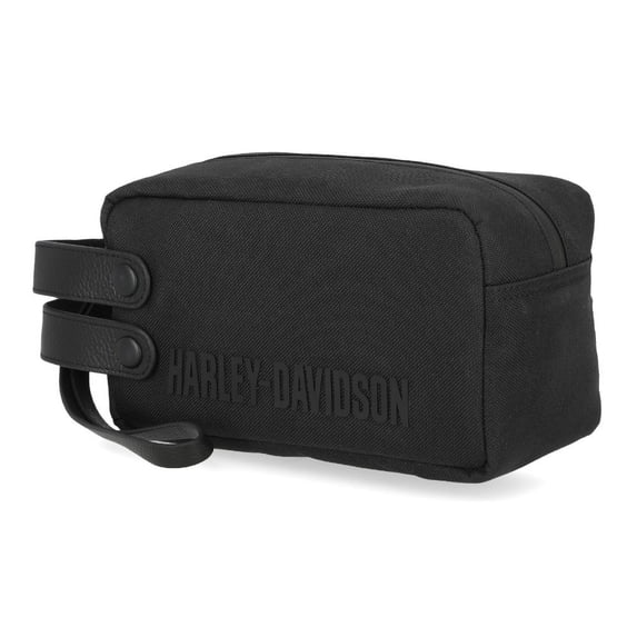 Harley-Davidson Modular Traveling Polyester Toiletry Kit Case - Matte Black, Harley Davidson