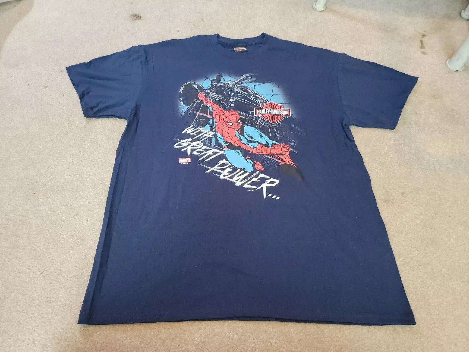 Harley Davidson Motorcycles Marvel Spider Man Orlando Florida Shirt
