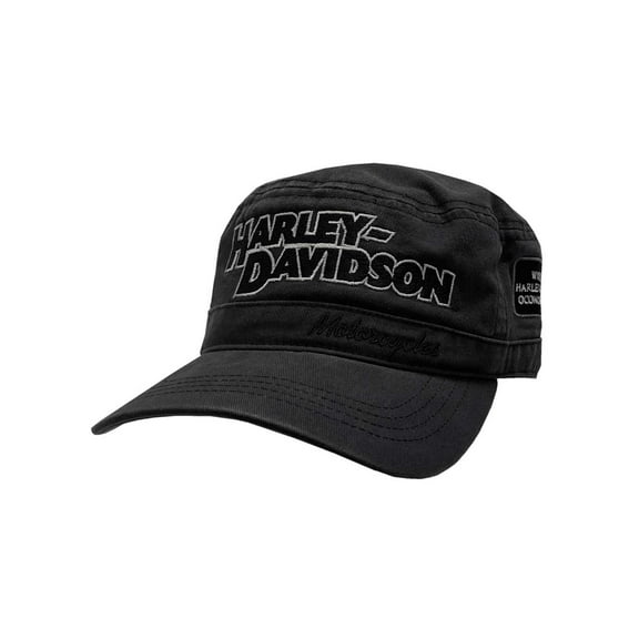 Harley-Davidson Painter's Cap, Block H-D Embroidered Script, Charcoal Gray, Harley Davidson
