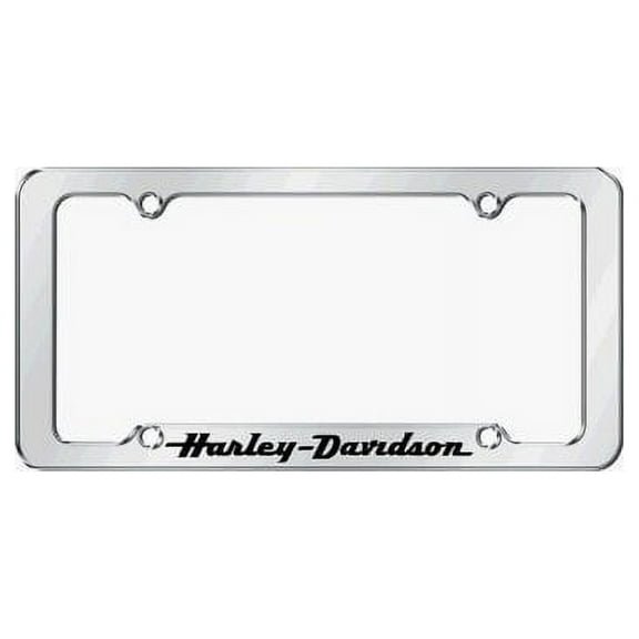 Harley-Davidson Plate Frame Script Chrome