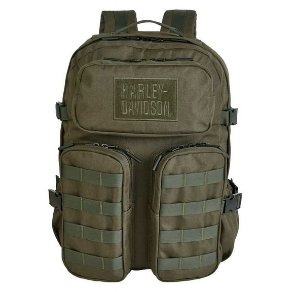 Harley-Davidson Rebel Rugged High-Density Polyester Backpack - Grape Leaf, Harley Davidson