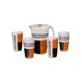 Harley-Davidson Retro Block Pitcher Set, Includes Pitcher & Four Pint ...
