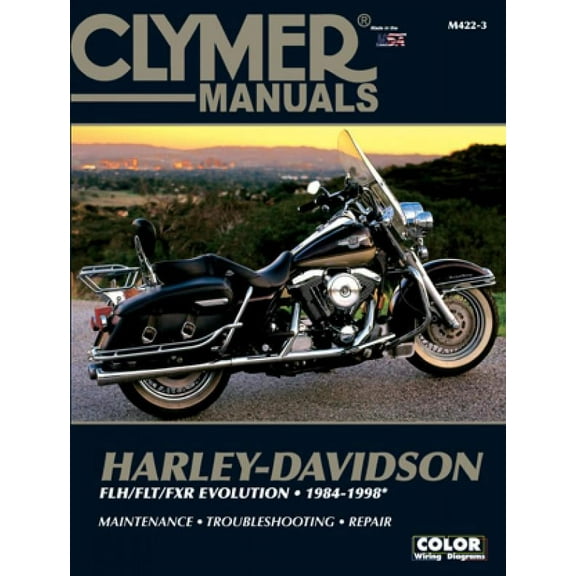 Harley-Davidson Road King, Electra, Tour Glide, Low Rider Motorcycle (1984-1998) Clymer Repair Manual ^