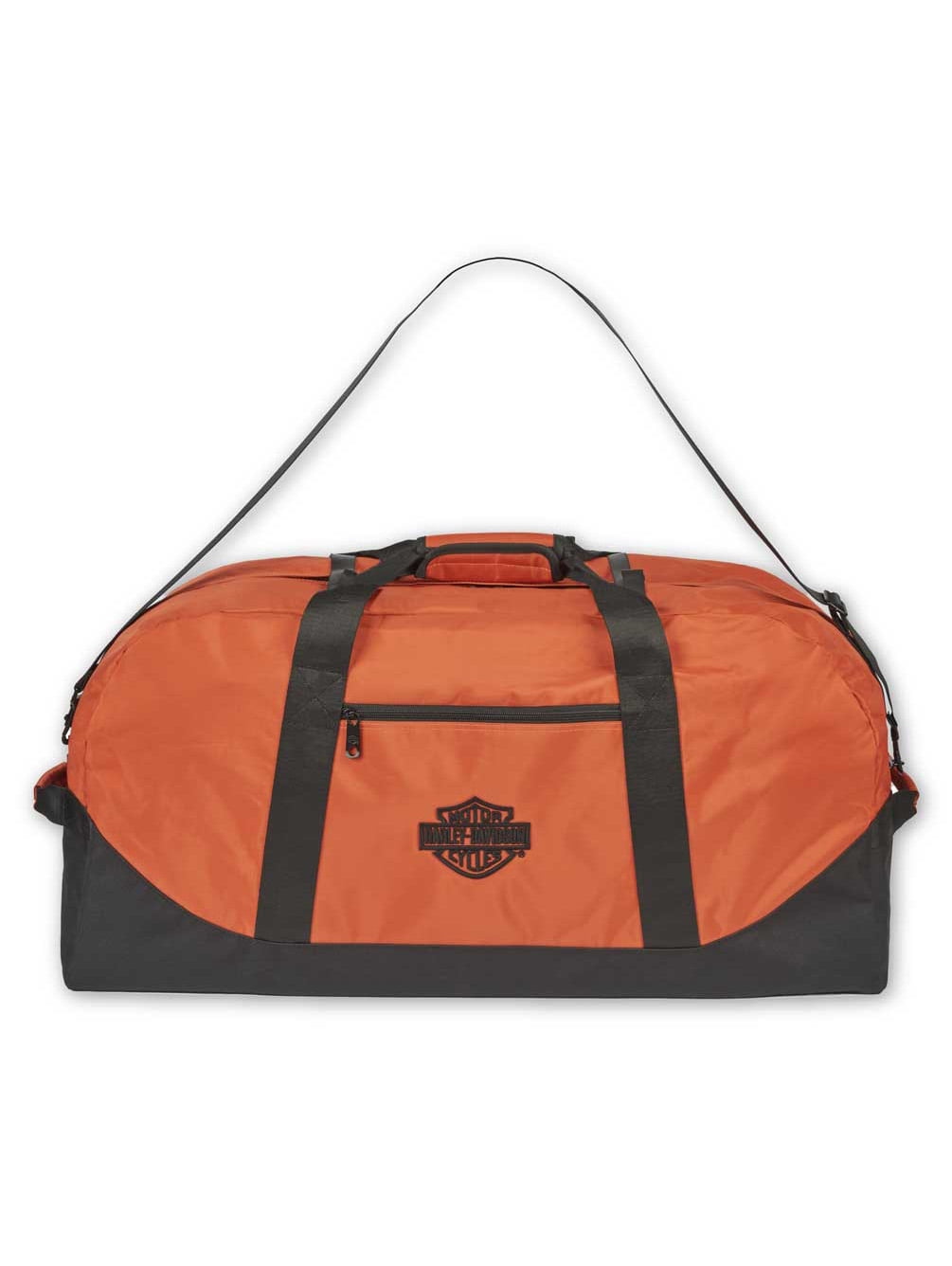 Harley-Davidson Rugged High-Density Nylon Bar & Shield Dura-Duffel 30" - Orange, Harley Davidson