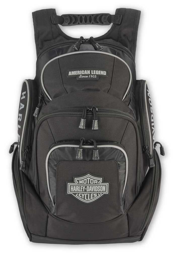 Harley-Davidson バックパック 黒 Harley-Davidson® Women's Distressed Denim Backpack | Black