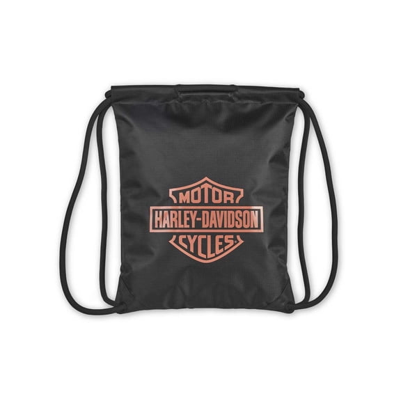 Harley-Davidson Rugged High-Density Polyester Quick-Draw Backpack - Black, Harley Davidson