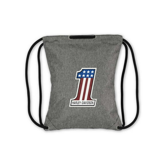Harley-Davidson Rugged High-Density Polyester Quick-Draw Backpack - Gray, Harley Davidson