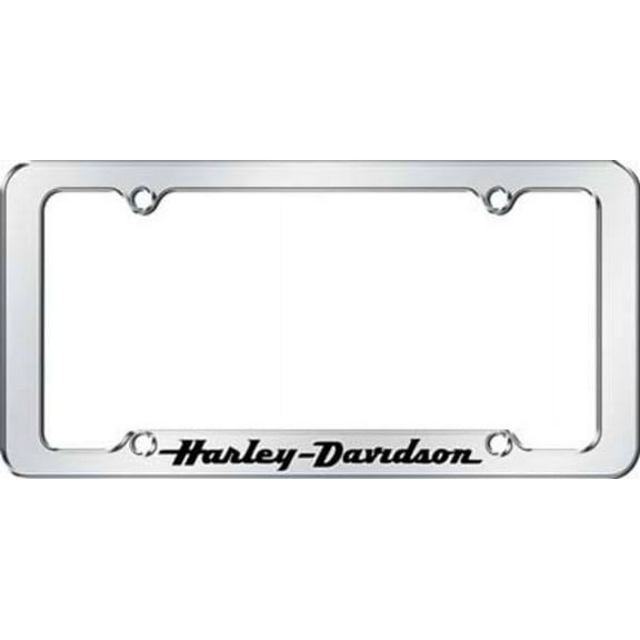 Harley-Davidson Script w/Black Letters Frame