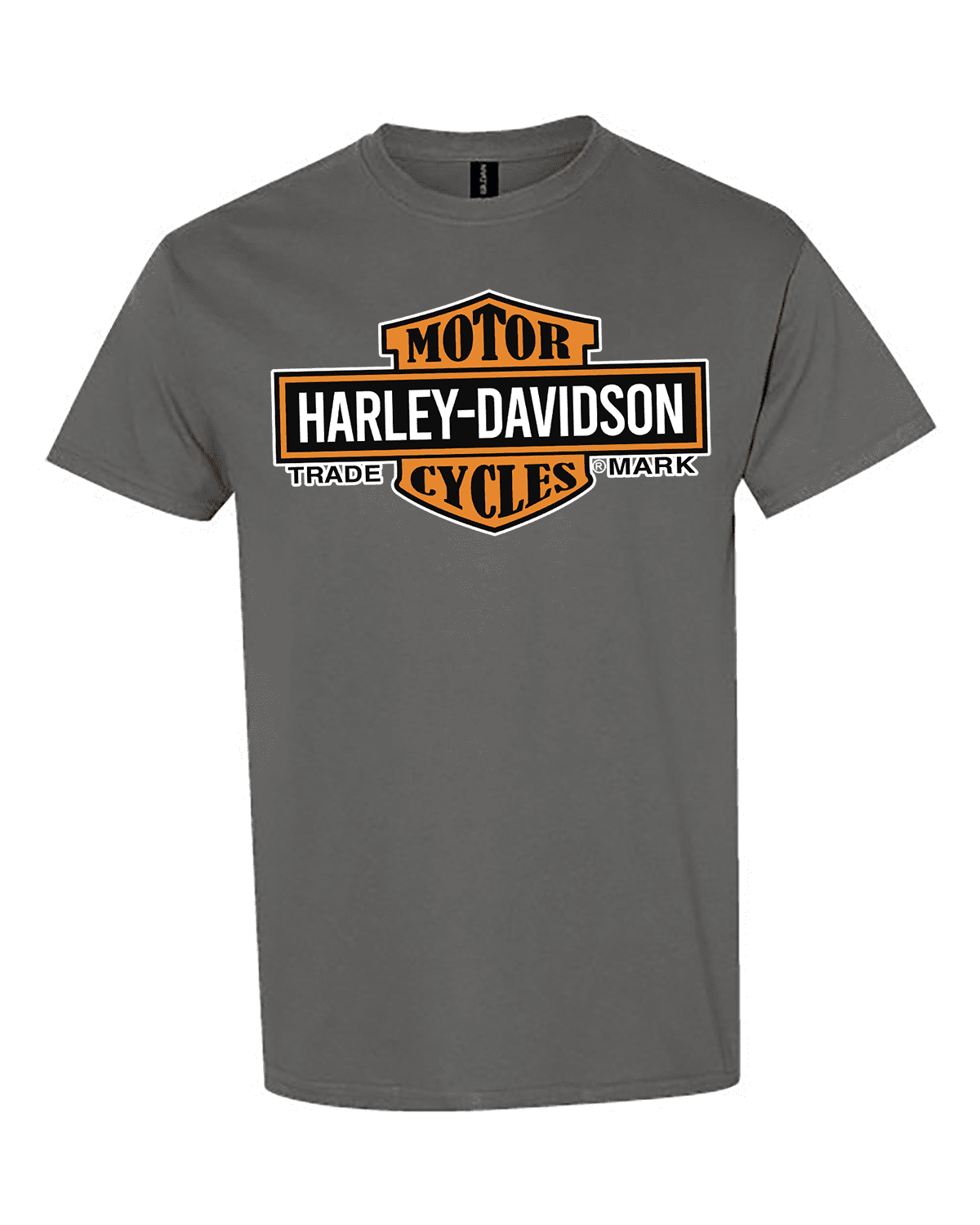 T-Shirt Uomo Harley-Davidson Maniche Corte Grigio Scuro Logo Bar & Shield 30291961 - 4