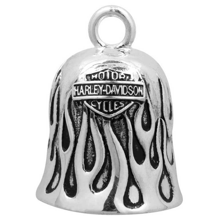 Harley-Davidson Silver Flames Bar & Shield Ride Bell HRB031