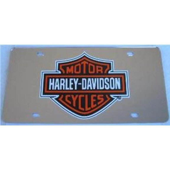 Harley-Davidson Silver Laser License Plate