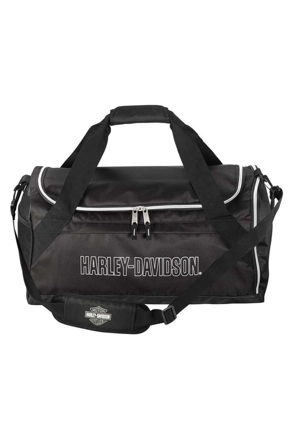 Silverado 21" Utility Convertible Duffel Bag/Backpack - Black, Harley Davidson