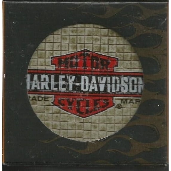 Harley-Davidson Underground Green Collection 4 Pack Coasters