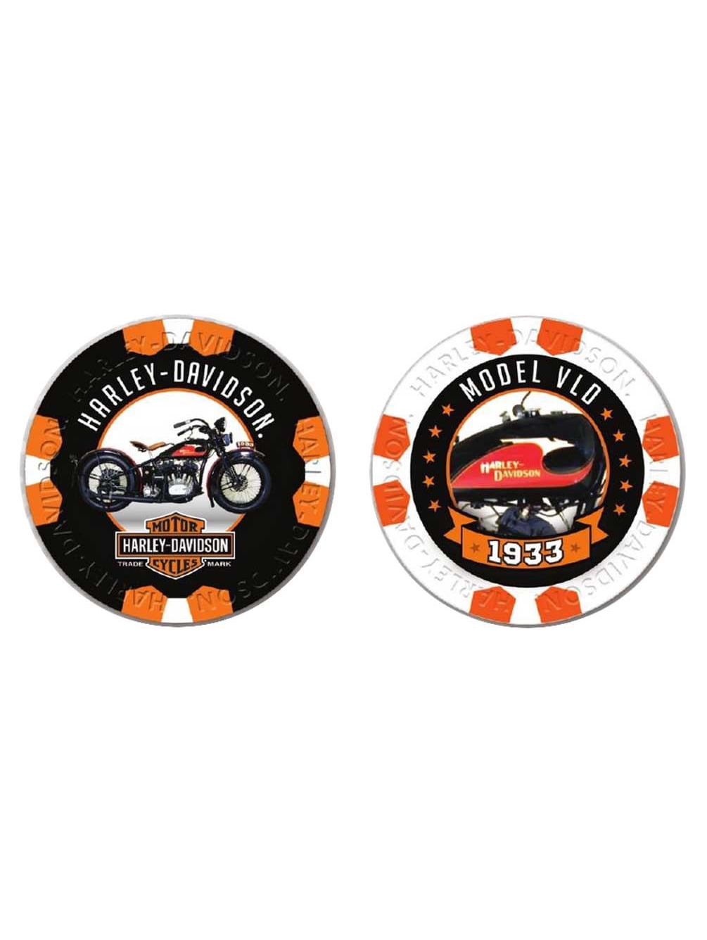 HarleyDavidson Vintage Series 7 1933 Model VLD Collectible Poker